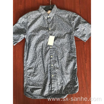 Pure Cotton Printed Men's Shirt